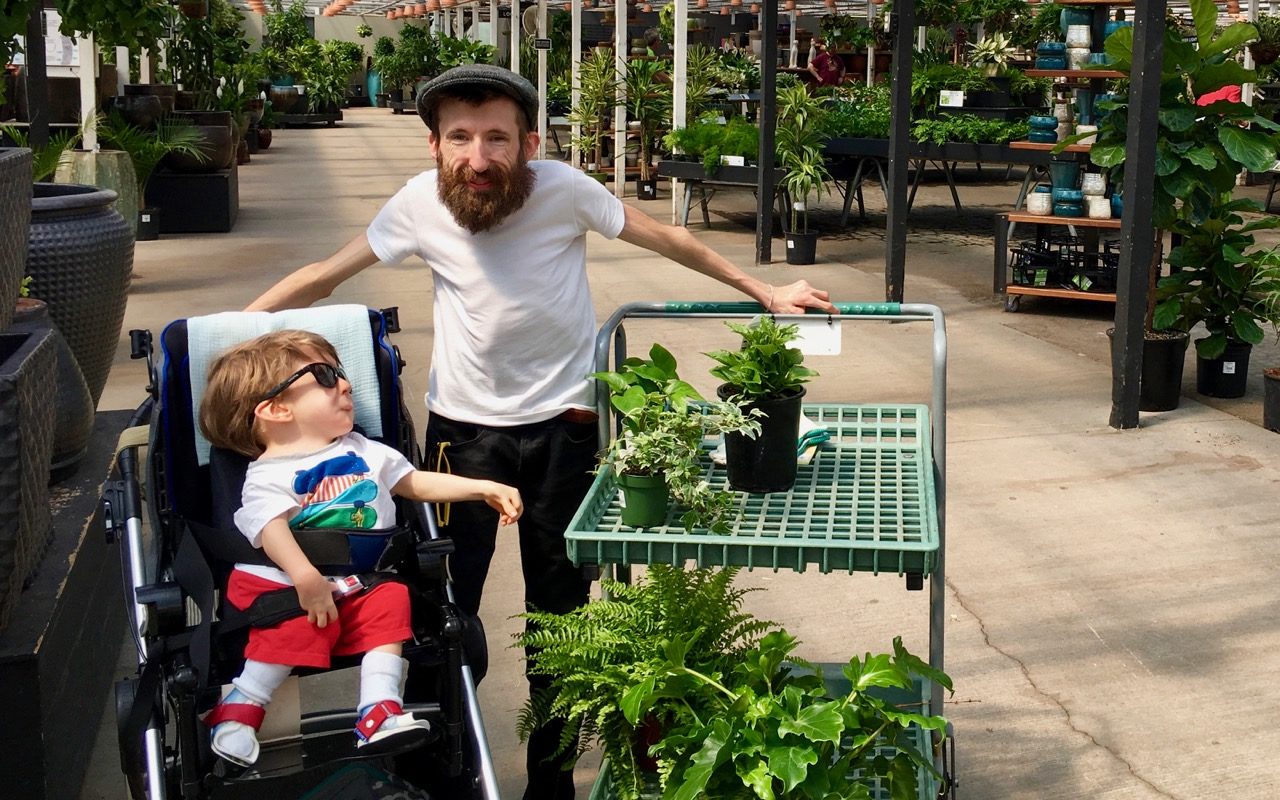 Noah and Steve at The Plant Store