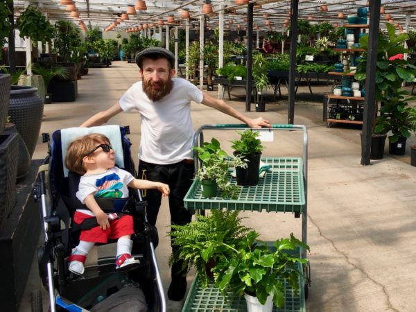 Noah and Steve at The Plant Store